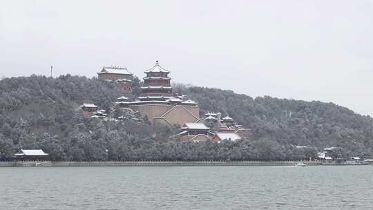 园林雪景