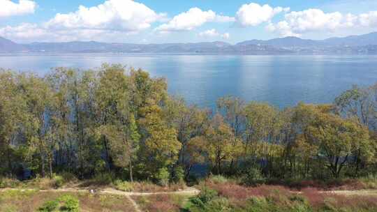 大理洱海丽江秋天秋景昆明滇池抚仙湖美景