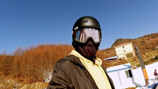 湖北神农架滑雪视频素材模板下载