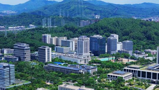 广东黄埔科学城周边航拍