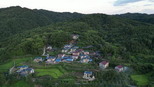 航拍祖国大好河山青山绿水植物