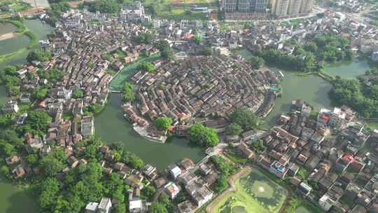 广东肇庆市黎槎村八卦村