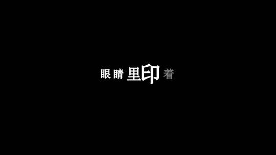 魏新雨-百花香歌词视频素材