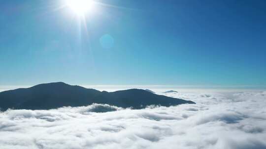 日出云海延时山峰阳光太阳风景大气震撼开场