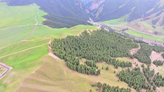 新疆独库公路唐古拉风暴天山神秘大峡谷