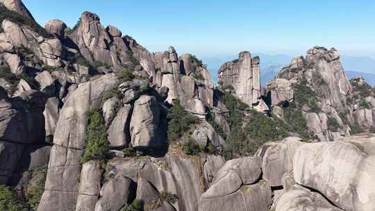 大好河山奇石上饶灵山航拍