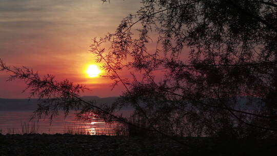 海边夕阳美景