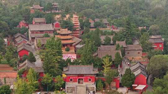 航拍平顶山汝州风穴寺