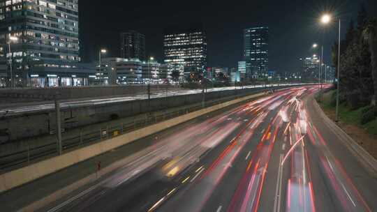 道路，汽车，高速公路，建筑物