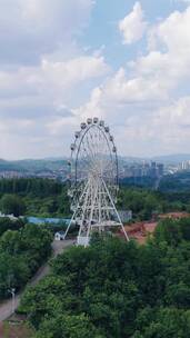 旅游景区江西赣州五龙客家风情园4A景区竖屏