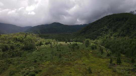 日本长野县，风景，山脉