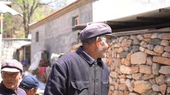 大山乡村留守老人可伶老人农村孤独老人