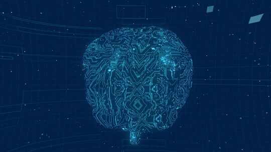 人工智能大脑视频素材模板下载