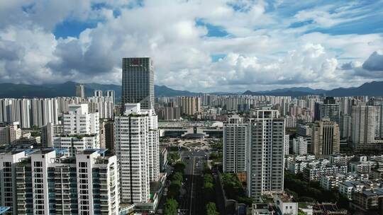 浙江温州城市风光航拍