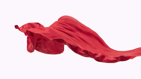 红绸 党政 背景 红色 丝绸 飘动视频素材模板下载