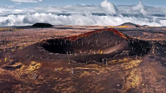 俄罗斯火山口