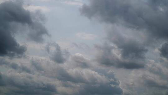 多云天气雨后天空阴天乌云延时云层天气变化