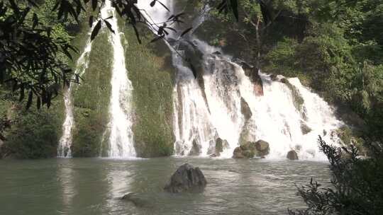 宣传片 贵州山水瀑布 自然风光 溪流瀑布
