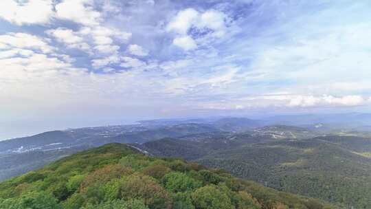 索契，城市，山脉，建筑物