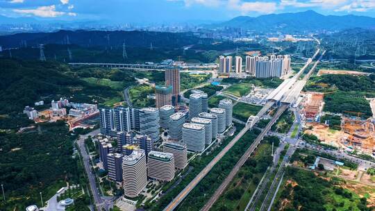 深圳光明区城市航拍