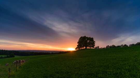 夕阳 晚霞 天空 治愈系 黄昏 唯美