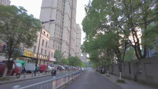 城市小区街道街区小弄堂