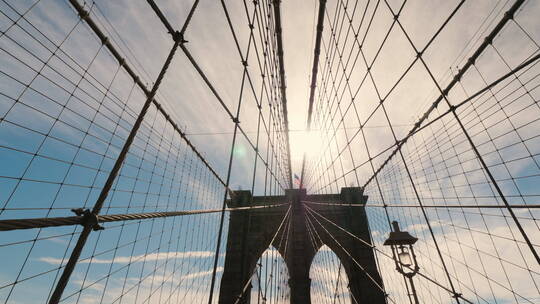 布鲁克林大桥的滑块镜头