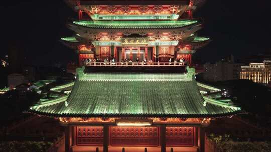 江西南昌滕王阁夜景灯光秀