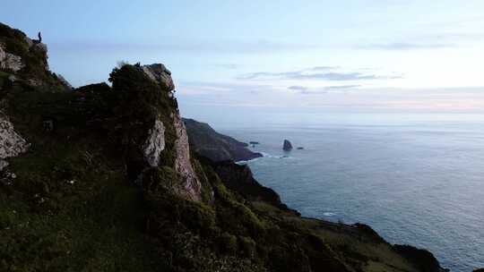 岩石，海洋，悬崖，地平线