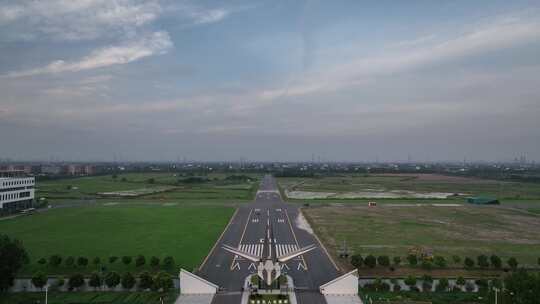 上海金山区航拍空镜