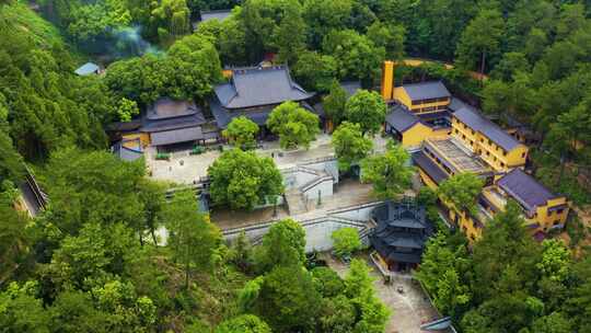 浙江省杭州市建德梅城玉泉寺航拍