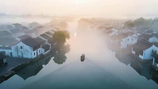 江南水乡苏州古镇乌镇意境风景-合集