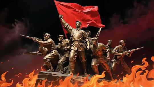 抗战抗日战争通用素材