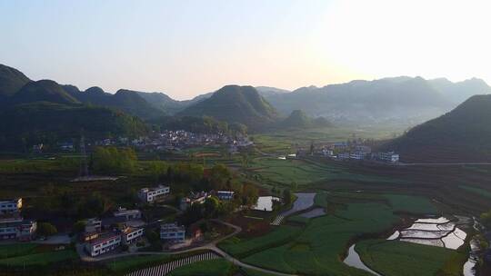 贵州田野外景航拍