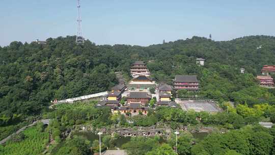 湖北鄂州市西山风景区航拍