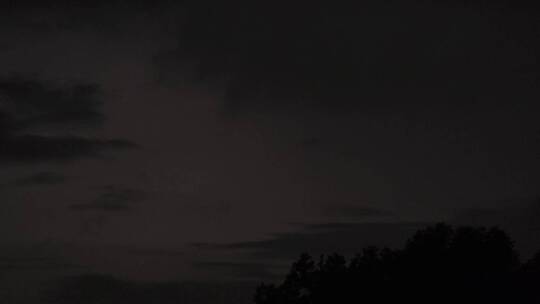 夜晚打雷的天空视频素材模板下载