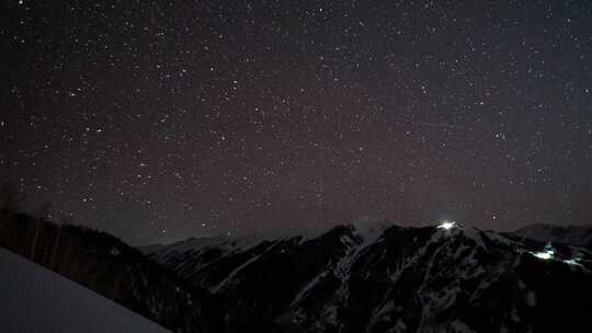 星空银河延时摄影