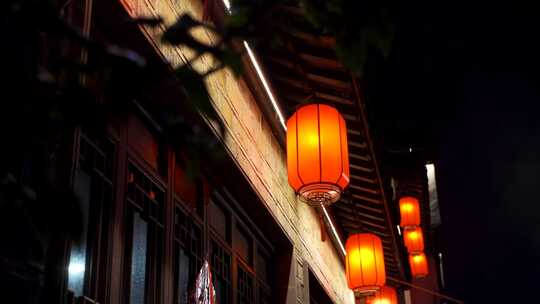 南京夫子庙秦淮风光带，红灯笼呈现的年味