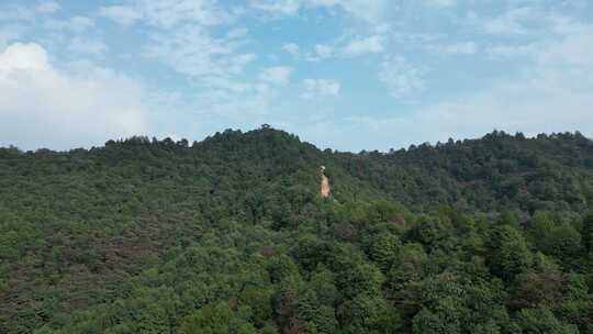 衡东风景枫仙岭景区航拍