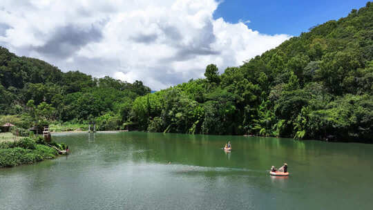 航拍海南五指山景区