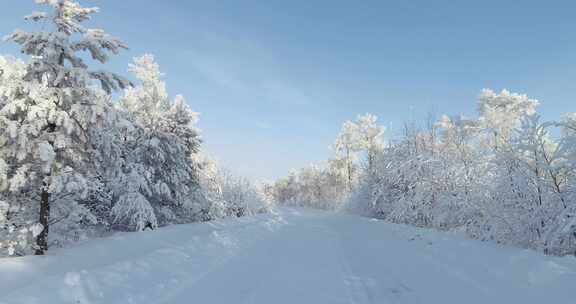 内蒙古大兴安岭冰雪雾凇、雪凇