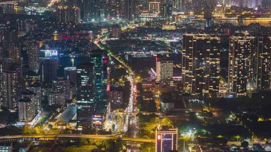 广州荔湾鹤洞广钢新城夜景延时