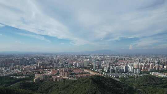 东莞城区远景航拍