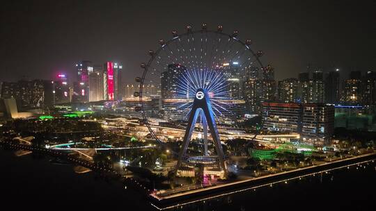 深圳欢乐港湾摩天轮夜景