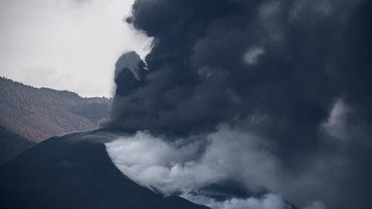 火山口延时摄影
