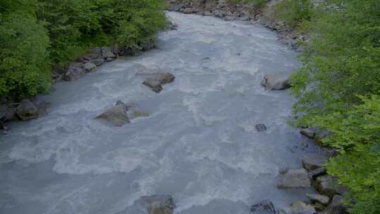 河流，岩石，河床，水