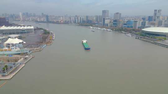 上海外滩黄浦江江景风景视频素材视频素材模板下载