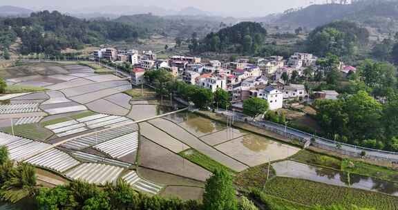 4k 航拍贵州乡村振兴乡村