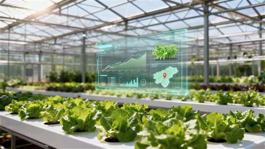 科技智慧农业温室蔬菜种植