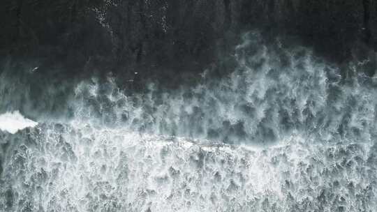 大海海浪浪花视频素材模板下载